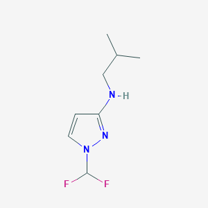 1-(difluoromethyl)-N-(2-methylpropyl)-1H-pyrazol-3-amine