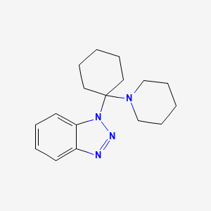 1-[1-(piperidin-1-yl)cyclohexyl]-1H-1,2,3-benzotriazole