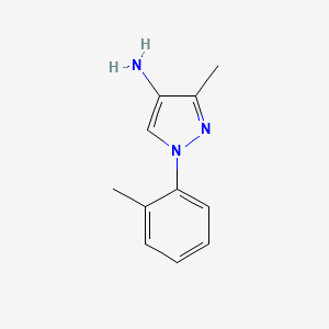 3-methyl-1-(2-methylphenyl)-1H-pyrazol-4-amine