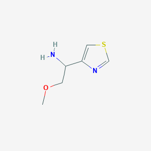 2-Methoxy-1-(1,3-thiazol-4-yl)ethan-1-amine