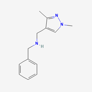 benzyl[(1,3-dimethyl-1H-pyrazol-4-yl)methyl]amine