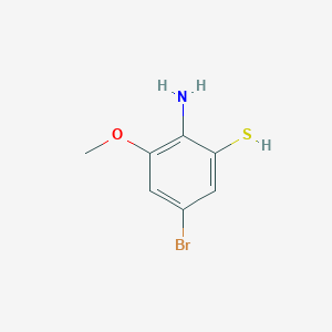 2-Amino-5-bromo-3-methoxybenzenethiol