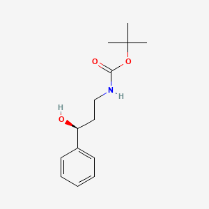 (S)-tert-butyl 3-hydroxy-3-phenylpropylcarbamate