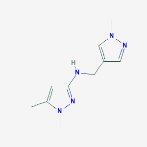 1,5-Dimethyl-N-[(1-methyl-1H-pyrazol-4-YL)methyl]-1H-pyrazol-3-amine