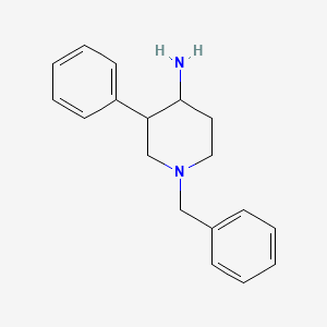 molecular formula C18H22N2 B1504821 1-Benzyl-3-phenylpiperidin-4-amine CAS No. 802826-21-7