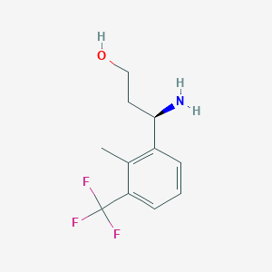 (3R)-3-amino-3-[2-methyl-3-(trifluoromethyl)phenyl]propan-1-ol