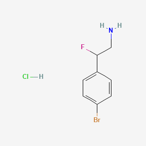 2-(4-Bromophenyl)-2-fluoroethan-1-amine hydrochloride