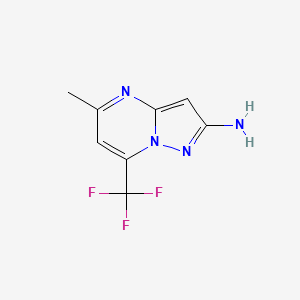 5-Methyl-7-(trifluoromethyl)pyrazolo[1,5-a]pyrimidin-2-amine