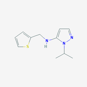 1-(propan-2-yl)-N-(thiophen-2-ylmethyl)-1H-pyrazol-5-amine