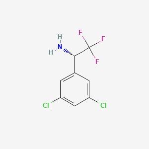 (1S)-1-(3,5-Dichlorophenyl)-2,2,2-trifluoroethylamine