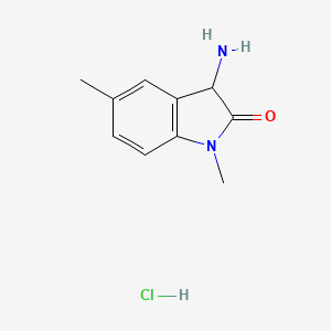 3-amino-1,5-dimethyl-2,3-dihydro-1H-indol-2-one hydrochloride