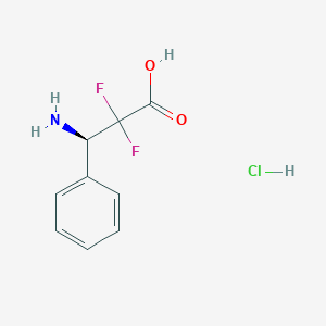 (R)-3-Amino-2,2-difluoro-3-phenylpropionic acid hydrochloride