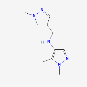 1,5-Dimethyl-N-[(1-methyl-1H-pyrazol-4-YL)methyl]-1H-pyrazol-4-amine