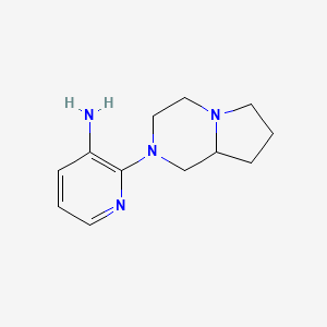 2-{Octahydropyrrolo[1,2-a]pyrazin-2-yl}pyridin-3-amine