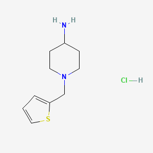 1-[(Thiophen-2-yl)methyl]piperidin-4-amine hydrochloride