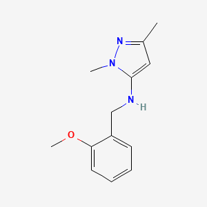 N-(2-methoxybenzyl)-1,3-dimethyl-1H-pyrazol-5-amine