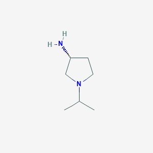molecular formula C7H16N2 B1504834 (3R)-1-异丙基吡咯烷-3-胺 CAS No. 935534-43-3
