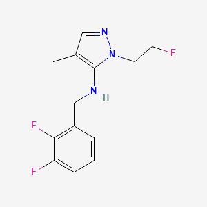 N-[(2,3-difluorophenyl)methyl]-1-(2-fluoroethyl)-4-methyl-1H-pyrazol-5-amine