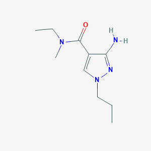 3-Amino-N-ethyl-n-methyl-1-propyl-1H-pyrazole-4-carboxamide