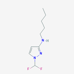 1-(difluoromethyl)-N-pentyl-1H-pyrazol-3-amine