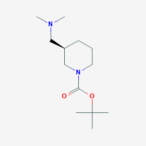 molecular formula C13H26N2O2 B1504838 tert-butyl (3R)-3-[(dimethylamino)methyl]piperidine-1-carboxylate CAS No. 1002359-82-1