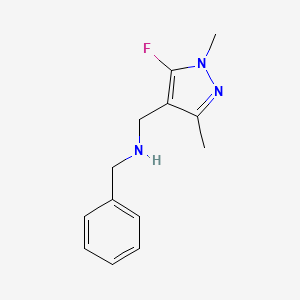 benzyl[(5-fluoro-1,3-dimethyl-1H-pyrazol-4-yl)methyl]amine