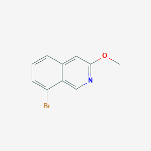 molecular formula C10H8BrNO B1504840 8-Bromo-3-methoxyisoquinoline CAS No. 608515-50-0