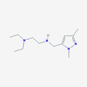 [2-(diethylamino)ethyl][(1,3-dimethyl-1H-pyrazol-5-yl)methyl]amine