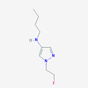 N-butyl-1-(2-fluoroethyl)-1H-pyrazol-4-amine