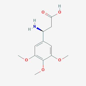 (3S)-3-amino-3-(3,4,5-trimethoxyphenyl)propanoic acid