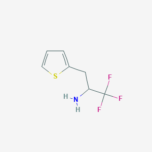 1,1,1-Trifluoro-3-(thiophen-2-yl)propan-2-amine