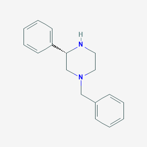 molecular formula C17H20N2 B1504853 (3S)-1-Benzyl-3-phenylpiperazine CAS No. 502482-38-4