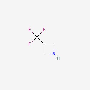 molecular formula C4H6F3N B1504861 3-(三氟甲基)氮杂环丁烷 CAS No. 1221349-18-3