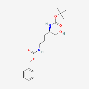 ((R)-4-tert-Butoxycarbonylamino-5-hydroxy-pentyl)-carbamic acid benzyl ester