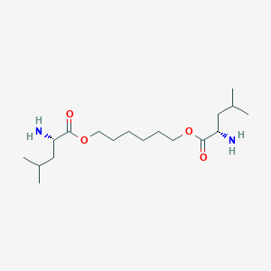 molecular formula C18H36N2O4 B1504871 1,6-Bis-L-leucyl hexanediol ester 