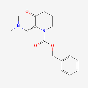 molecular formula C16H20N2O3 B15048711 Benzyl 2-[(dimethylamino)methylidene]-3-oxopiperidine-1-carboxylate CAS No. 1951451-51-6