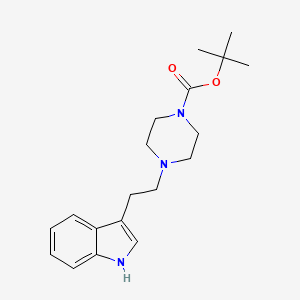 tert-butyl 4-[2-(1H-indol-3-yl)ethyl]piperazine-1-carboxylate