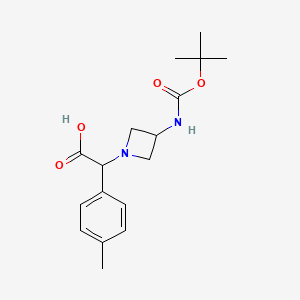(3-Boc-amino-azetidin-1-YL)-P-tolyl-acetic acid