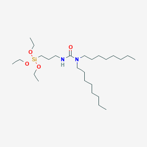 molecular formula C26H56N2O4Si B1504897 N,N-Dioctyl-N'-triethoxysilylpropylurea CAS No. 259727-10-1