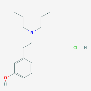 molecular formula C14H24ClNO B1504898 3-[2-(Dipropylamino)ethyl]phenol--hydrogen chloride (1/1) CAS No. 79412-65-0