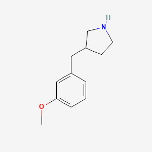 molecular formula C12H17NO B1504900 3-(3-Methoxybenzyl)pyrrolidine CAS No. 887594-85-6