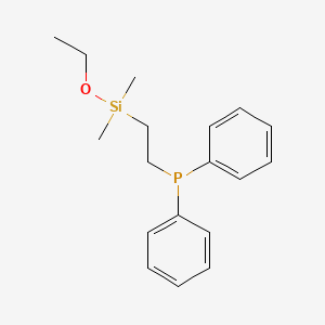 molecular formula C18H25OPSi B1504910 Diphenylphosphinoethyldimethylethoxysilane CAS No. 359859-29-3