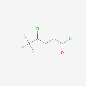 molecular formula C8H14Cl2O B1504912 4-Chloro-5,5-dimethylhexanoyl chloride CAS No. 393516-80-8