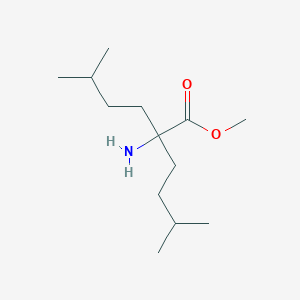 molecular formula C13H27NO2 B15049213 Methyl 2-amino-2-isopentyl-5-methylhexanoate CAS No. 1020965-35-8