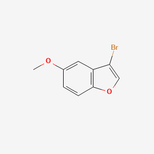 molecular formula C9H7BrO2 B1504923 3-Bromo-5-methoxybenzofuran CAS No. 333385-25-4