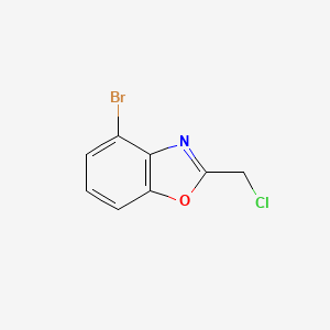 4-Bromo-2-(chloromethyl)-1,3-benzoxazole