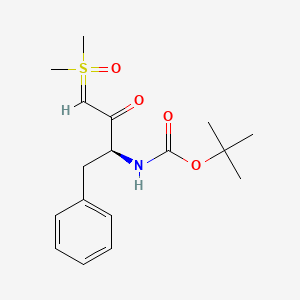 [(S)-2-Oxo-3-(tert-butoxycarbonylamino)-4-phenylbutylidene]dimethyloxosulfur(VI)