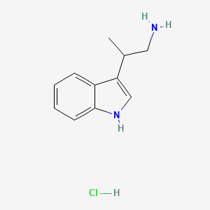 molecular formula C11H15ClN2 B15049560 beta-Methyl-1H-Indole-3-ethanamine Monohydrochloride 