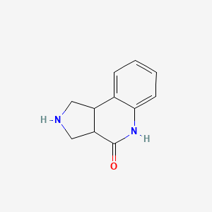 1,2,3,3a,5,9b-Hexahydro-pyrrolo[3,4-c]quinolin-4-one