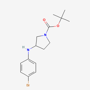 Tert-butyl 3-(4-bromoanilino)pyrrolidine-1-carboxylate